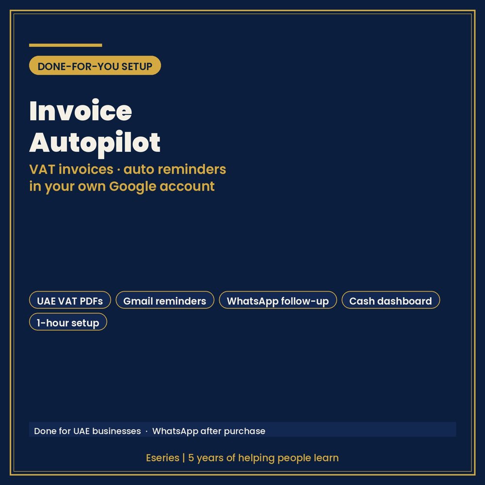 Invoice Autopilot: Done-for-You Setup cover