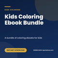 Kids Coloring Ebook Bundle, cover image, Eseries Now