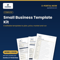 Eseries Small Business Template Kit by E-Portal Now: 8 editable Word and Excel templates