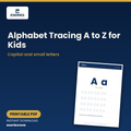 Alphabet Tracing A to Z for Kids (Printable PDF) cover