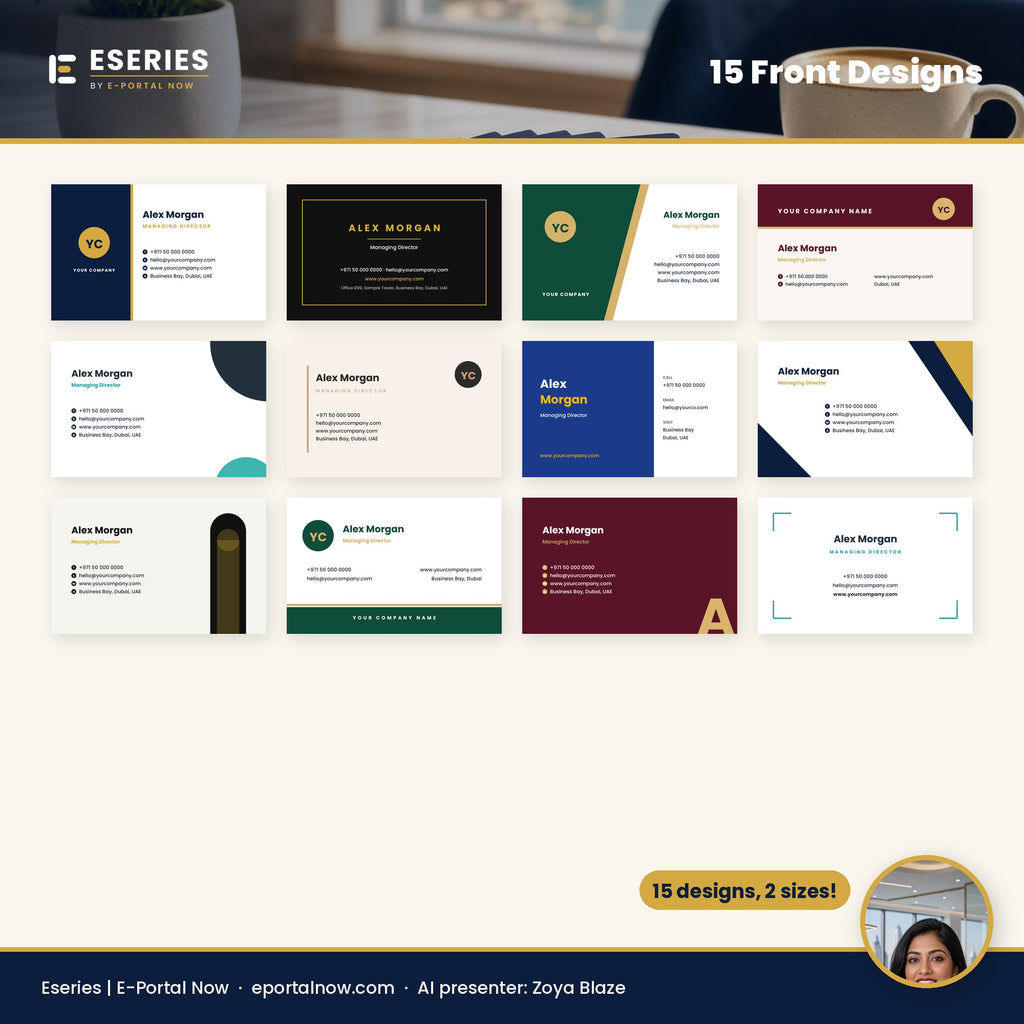 Business Card Template Pack preview - Eseries