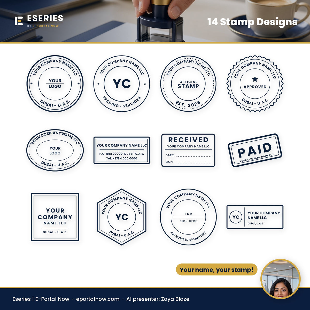 Company Stamp & Seal Pack preview - Eseries