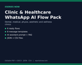 WhatsApp AI Flow Pack: Clinic & Healthcare
