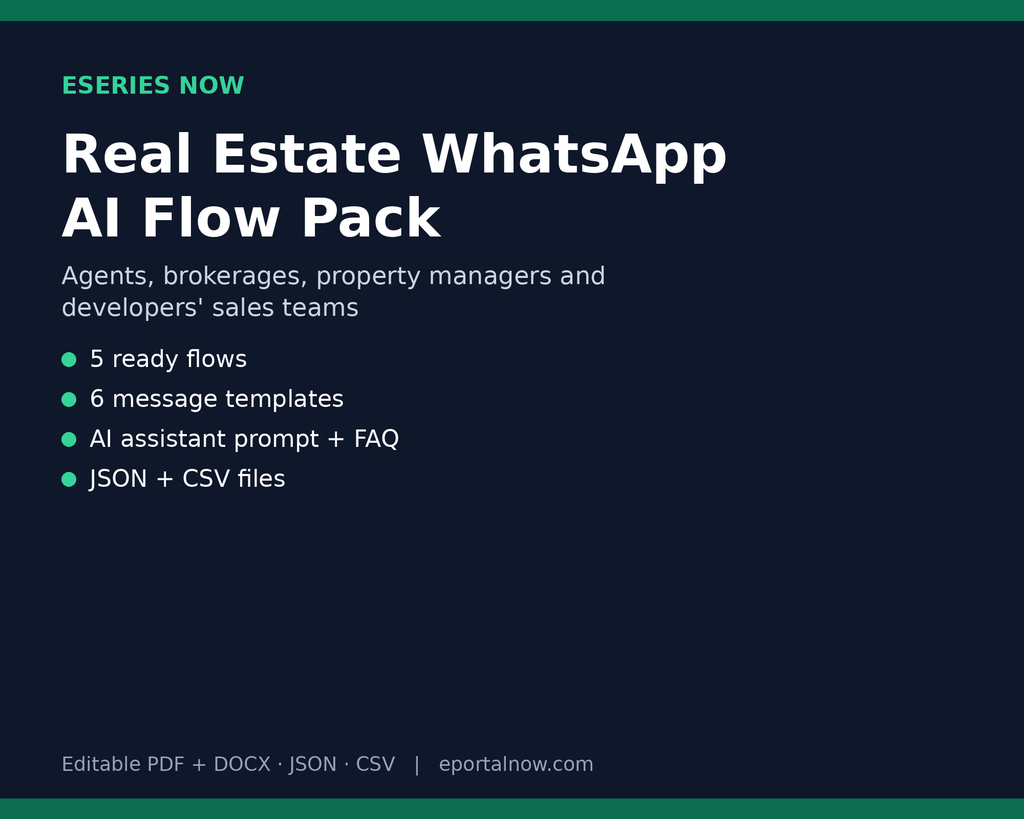WhatsApp AI Flow Pack: Real Estate