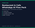WhatsApp AI Flow Pack: Restaurant & Cafe