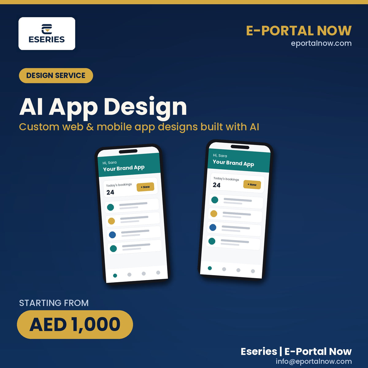 AI App Design Service | Eseries | Eseries | E-Portal Now