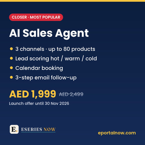 AI Sales Agent Setup: Closer by Eseries Now