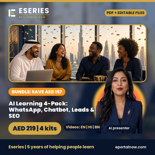 AI Marketing Kits Bundle: WhatsApp, Leads, SEO – cover image, Eseries Now