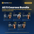 All 5 Video Courses Bundle: Shopify, AI & More – cover image, Eseries Now
