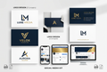 Brand Starter Bundle: Logo + Business Card + Social Profile Set by Eseries, E-Portal Now