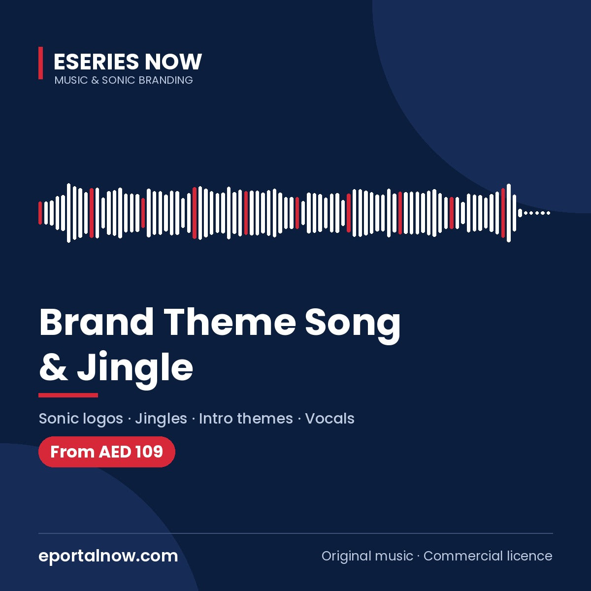 Eseries Now Brand Theme Song and Jingle service, from AED 109