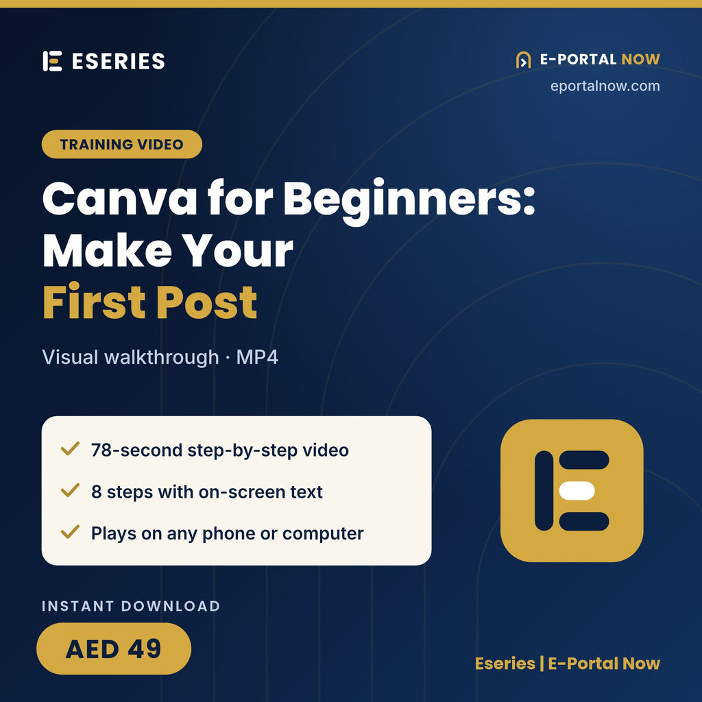 Canva Tutorial for Beginners: First Post (Video) – preview 2