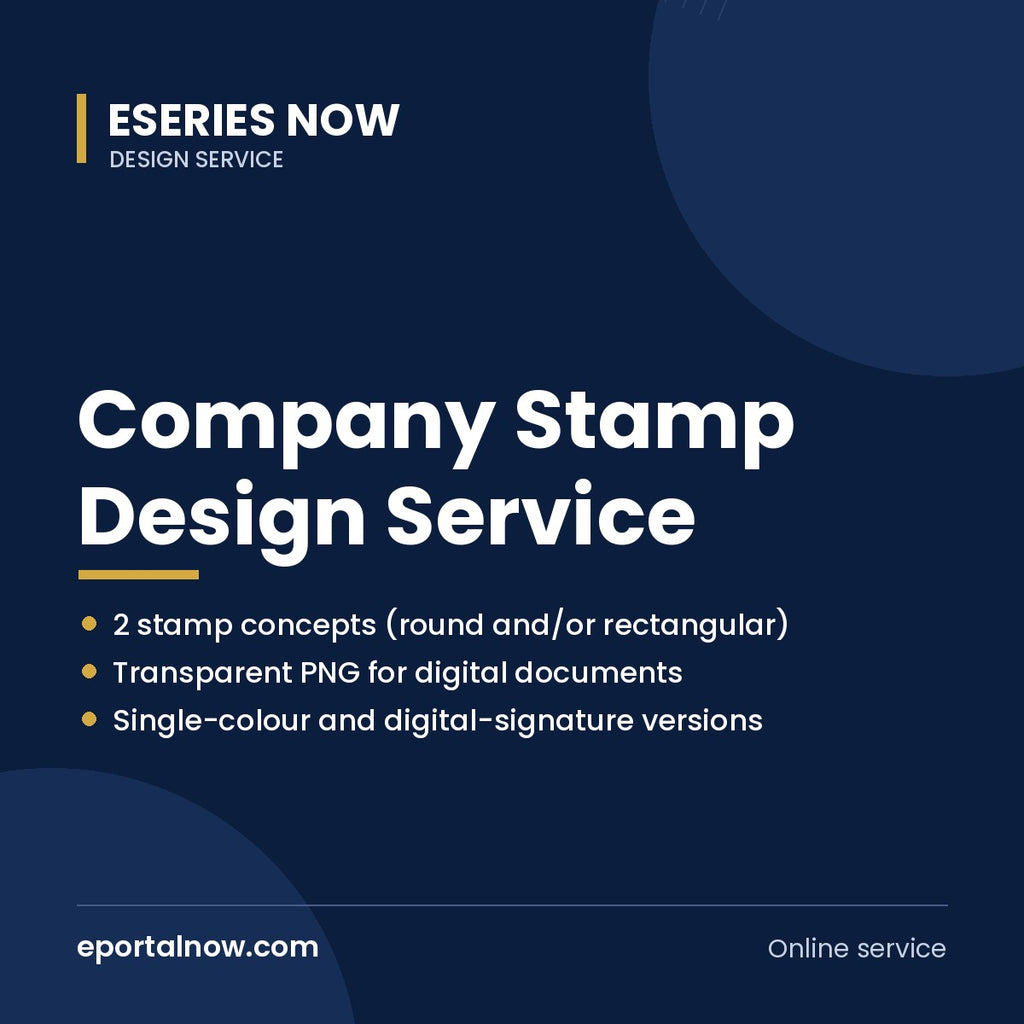 Company Stamp Design Service | Eseries Now