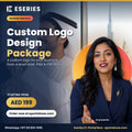 Custom Logo Design Package, Dubai – cover image, Eseries Now