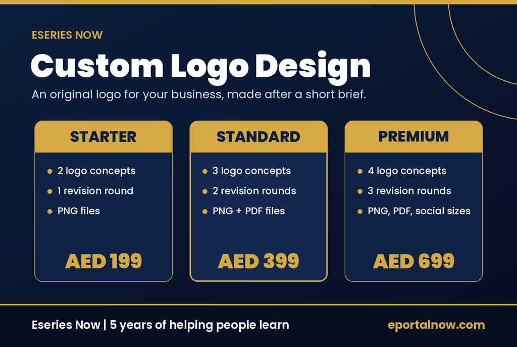 Custom Logo Design Package, Dubai – preview 3