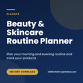 Beauty and Skincare Routine Planner, cover image, Eseries Now