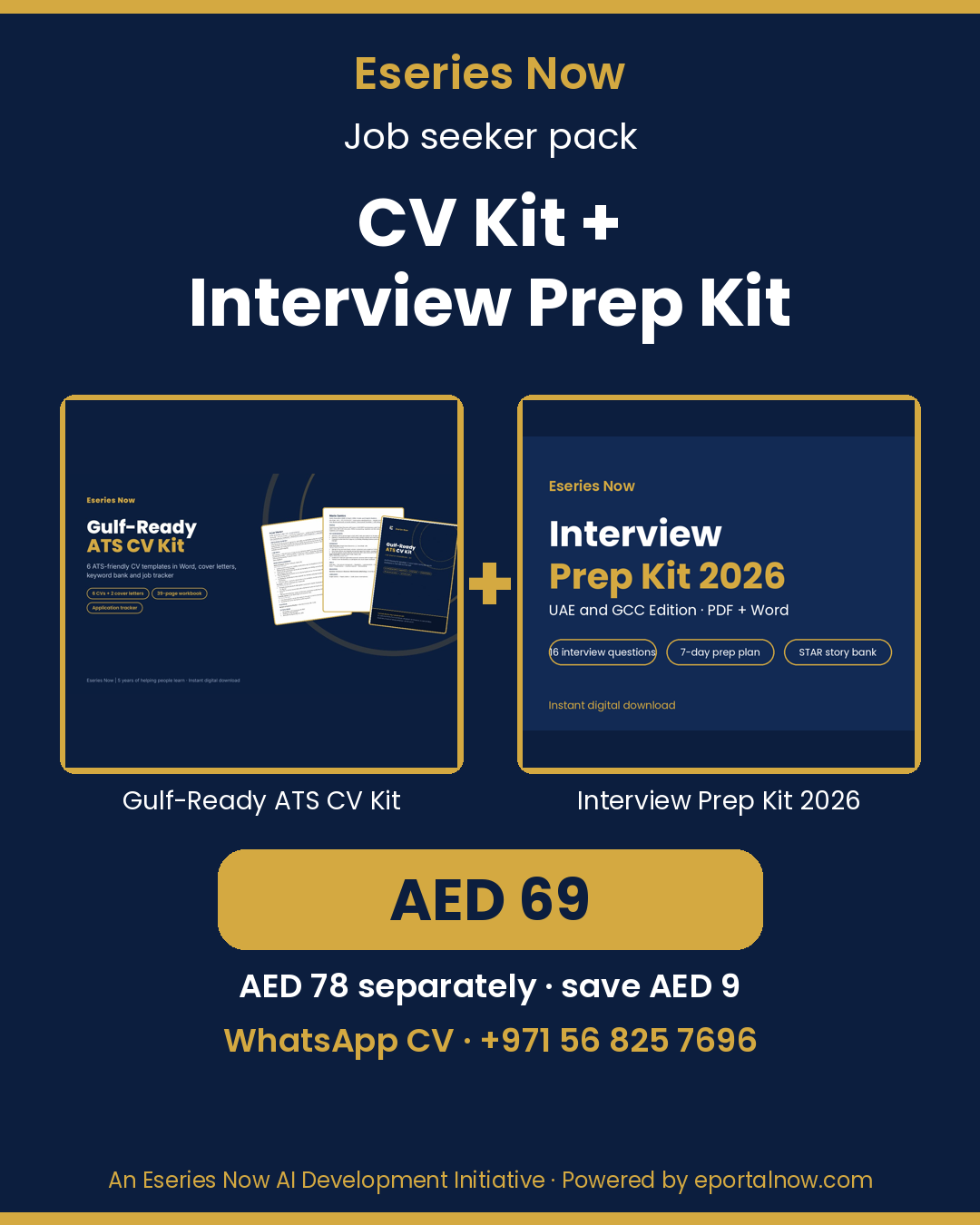 Job Seeker Pack: ATS CV Kit + Interview Prep Kit, preview 2