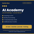 AI Academy Membership: Live AI Training – cover image, Eseries Now