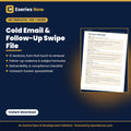 Cold Email & Follow-Up Swipe File: 120 Templates by Eseries Now