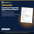 Freelancer Proposal, Scope of Work & Client Onboarding Kit (Word + PDF) by Eseries Now