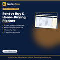 Rent vs Buy & Home-Buying Planner (Excel + Google Sheets) by Eseries Now