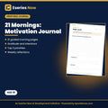 21 Mornings: Motivation Journal (Printable PDF) by Eseries Now