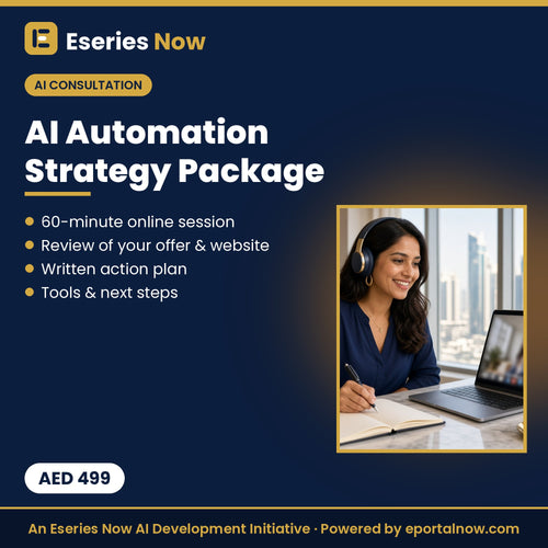 AI Automation Strategy Package: 60-minute online consultation and action plan, AED 499