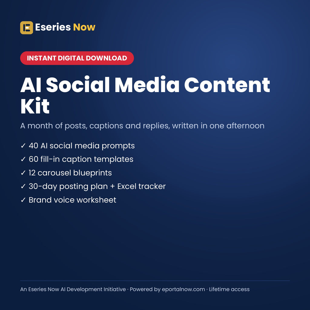 AI Social Media Content Kit cover