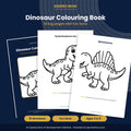 Dinosaur Colouring Book with Fun Facts (18 Pages, Printable PDF)