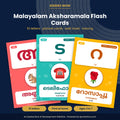 Malayalam Aksharamala Flash Cards for Kids (51 Letters, Printable)