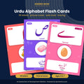 Urdu Alphabet Flash Cards for Kids (38 Letters, Printable)