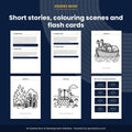 Inside preview: Stories of the Prophets for Kids: 25 Stories, Colouring Pages, Flash Cards & Audio (PDF + MP3)