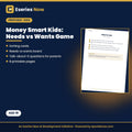 Money Smart Kids: Needs vs Wants Game (Printable PDF) by Eseries Now