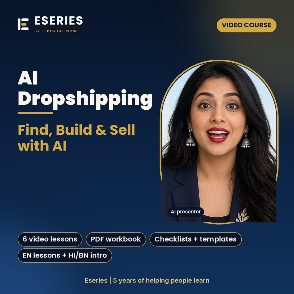 AI Dropshipping: Find, Build & Sell with AI
