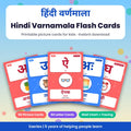 Hindi Varnamala Flash Cards for Kids