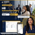 Eseries hr software cover with Zoya Blaze, AI presenter