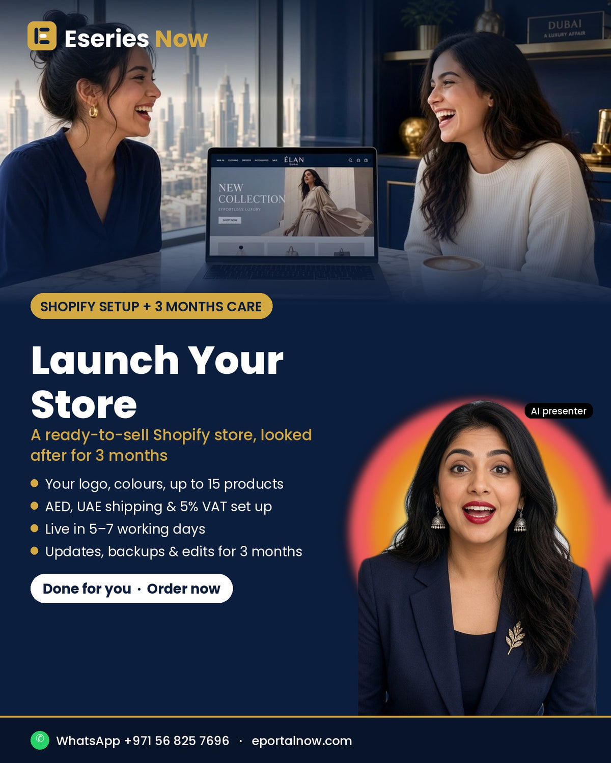 Launch Your Store: what is included, portrait