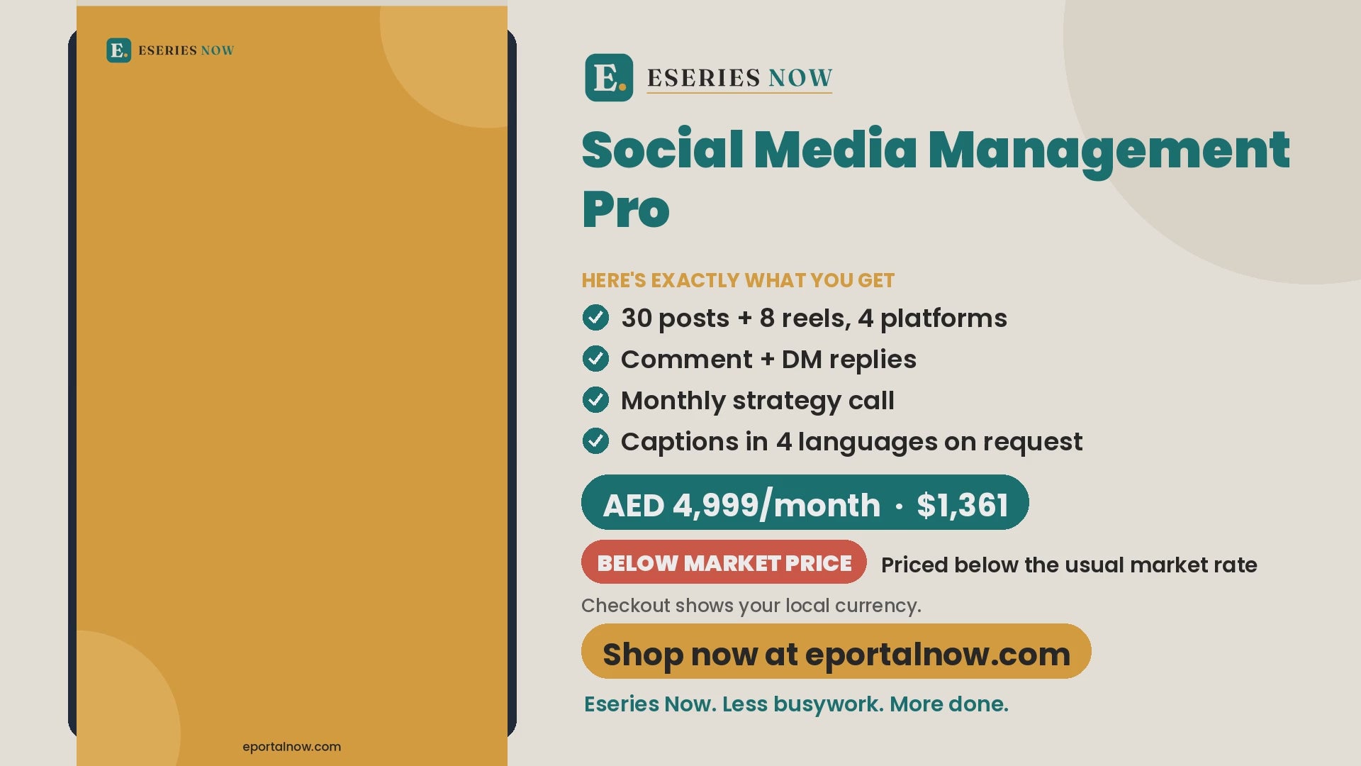 Social Media Management Pro demo video: what you get and price | Eseries Now