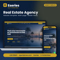 Real Estate Agency Website Template – cover image, Eseries Now