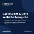 Restaurant & Cafe Website Template | Eseries Now