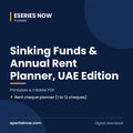 Sinking Funds & Annual Rent Planner, UAE Edition (Printable & Fillable PDF) | Eseries Now