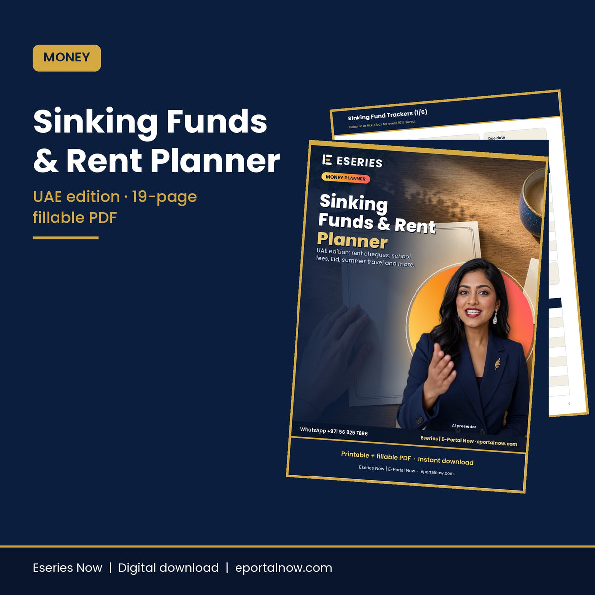 Sinking Funds & Annual Rent Planner, UAE – cover image, Eseries Now