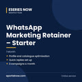 WhatsApp Marketing Retainer – Starter (1 Month) | Eseries Now